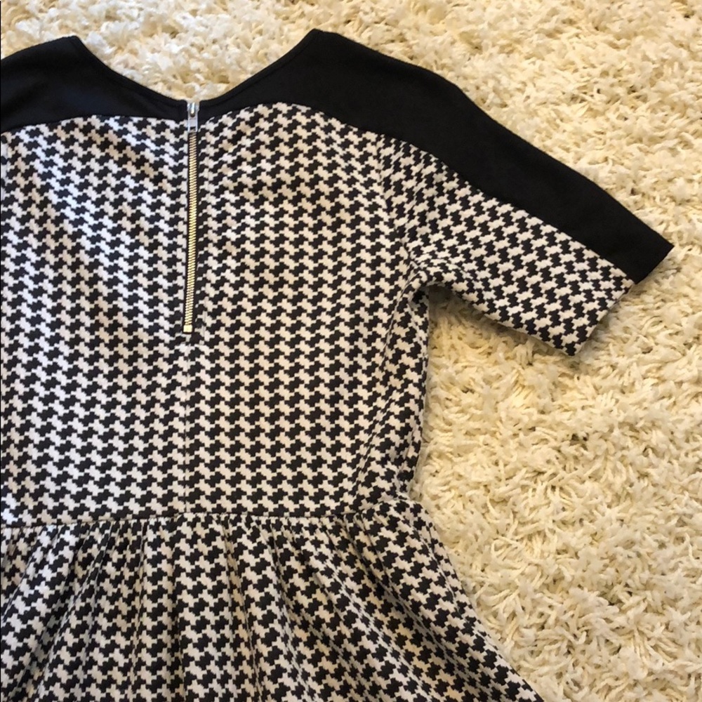 Black And White Checkered Dress - Picture 5 of 6